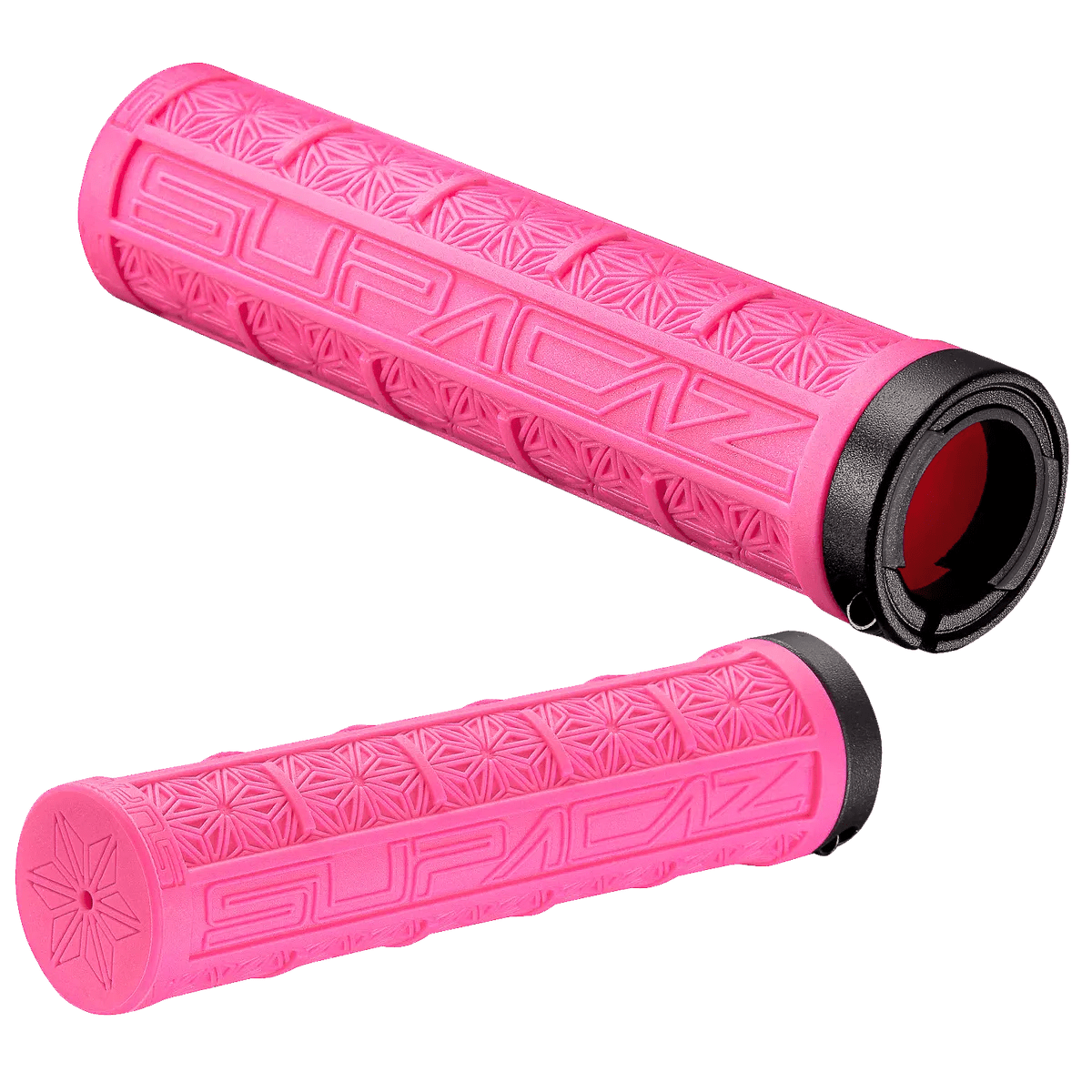 Supacaz Grizips Grip - Neon Pink / One Size