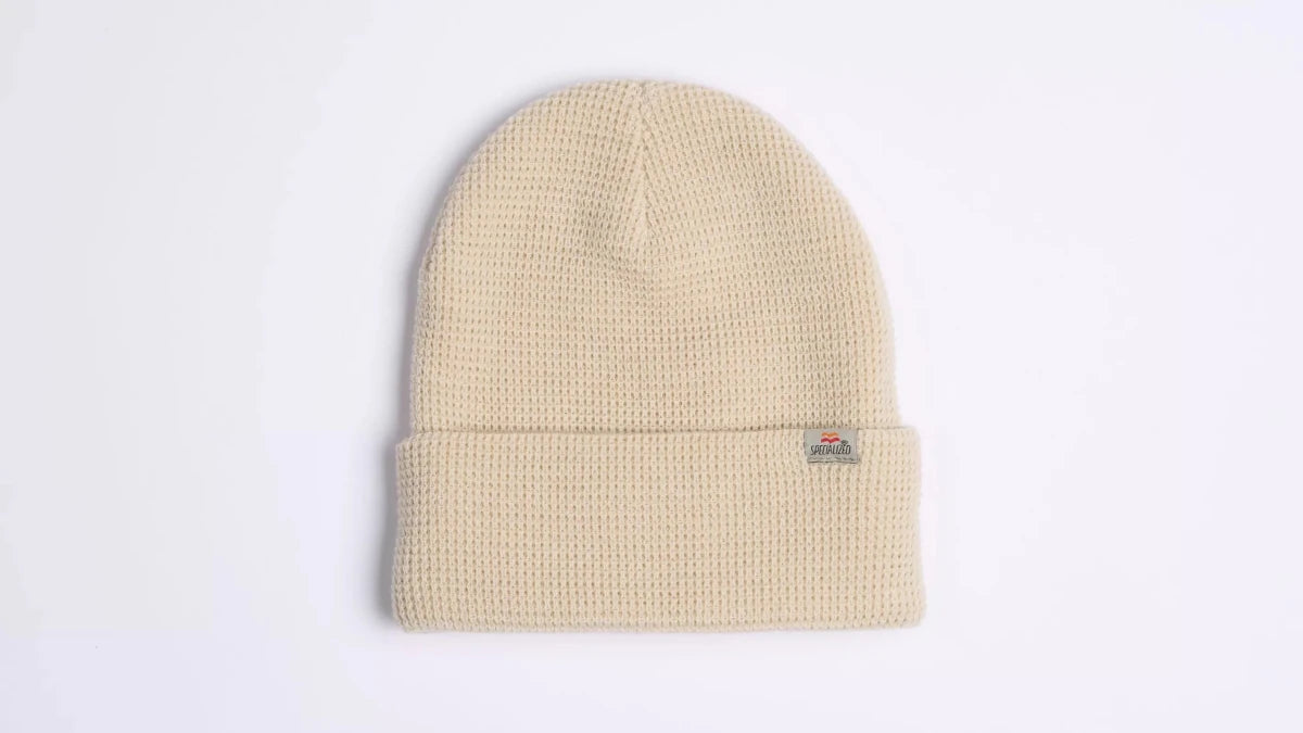 Specialized Flag Graphic Waffle Fold Beanie White Mountains OSFA Hat