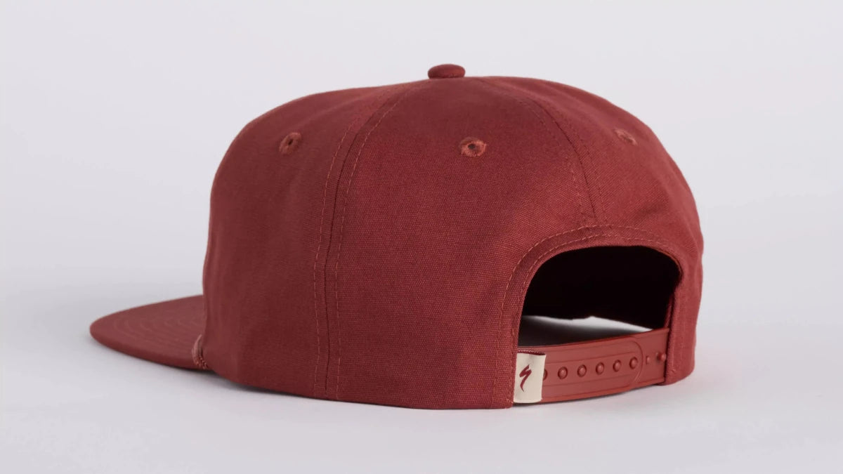 Specialized Eyes Graphic 5 Panel Cord Hat Rusted Red OSFA Snapback