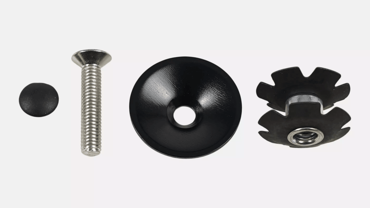 Specialized 1-1/8 Concave Top Cap Star Nut Kit Black OEM