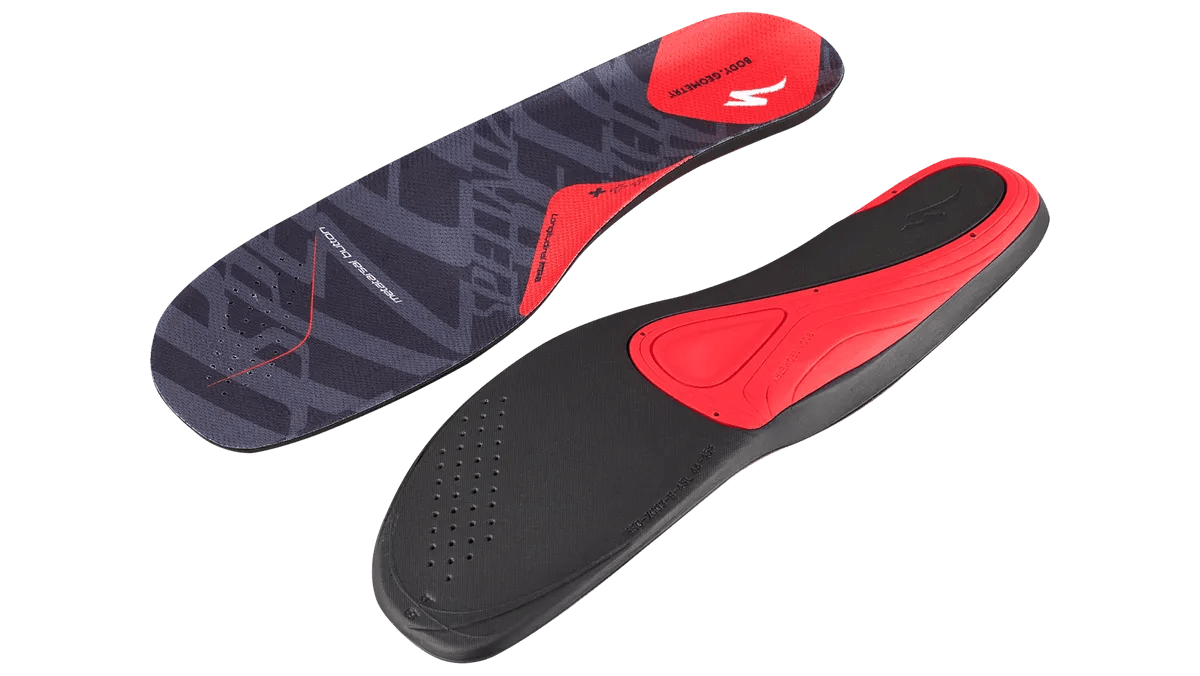 Body Geometry SL Insoles Gen 2 - Red + (Low Arch Support) / 36-37