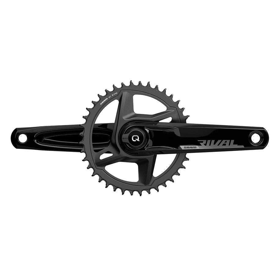 SRAM Rival D1 Quarq Wide 1x Power Meter Crankset Speed: 12 Spindle: 28.99mm 46 DUB 172.5mm Black Road Disc