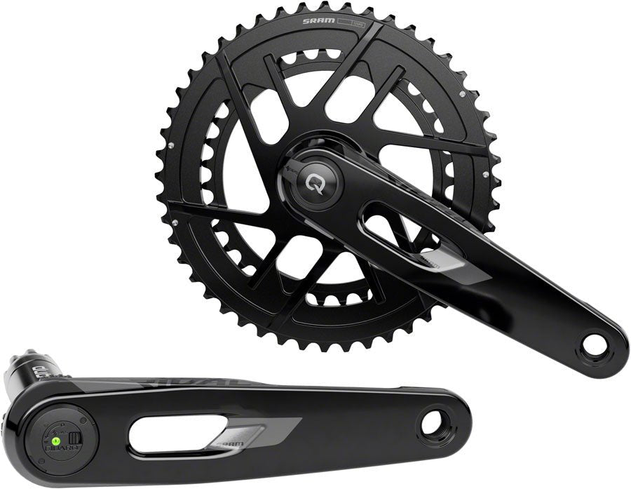 SRAM Rival AXS Power Meter Crankset - 165mm 12-Speed 46/33t 8-Bolt Direct Mount DUB PM Spindle BLK E1