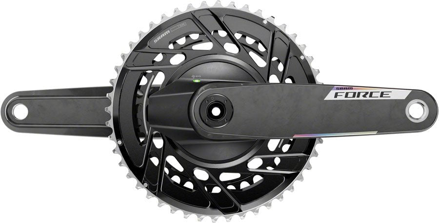 SRAM Force AXS Power Meter Crankset - 175mm 12-Speed 50/37t Thread Mount 8-Bolt PM Spider DUB Spindle Carbon E1