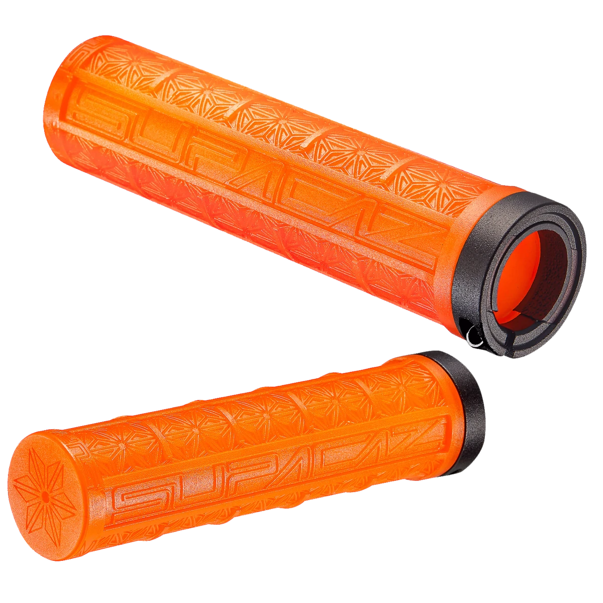 Supacaz Grizips Grips - Neon Orange