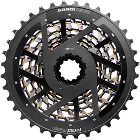 SRAM RED XG-1290 E1 Cassette - 12Spd - 10-36t - Rainbow