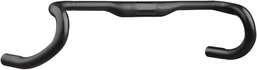 Teravail Feldspar Carbon Drop Handlebar - Carbon 31.8mm 44cm Black