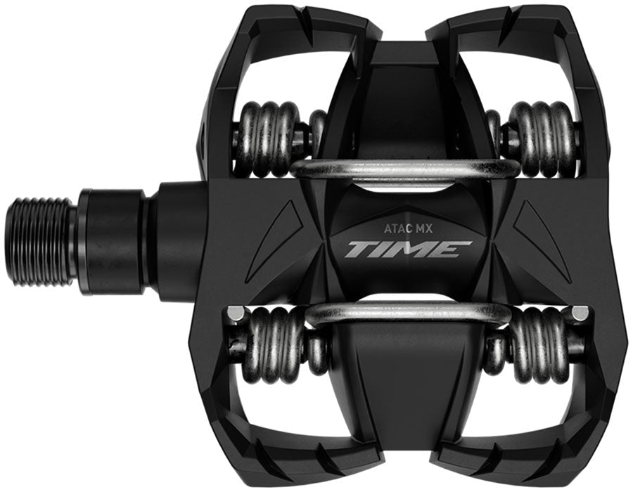 Time MX Pedals - Dual Sided Clipless with Platform Aluminum 9/16" Black C1