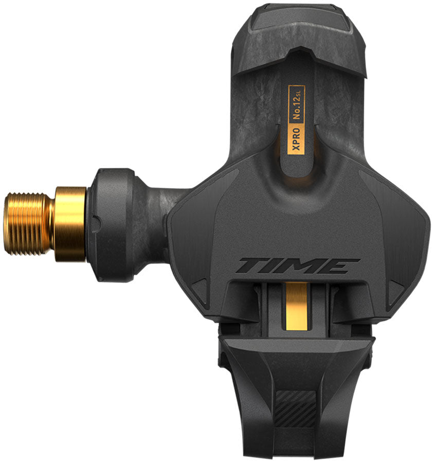 Time XPRO 12SL Pedals - Single Sided Clipless Carbon 9/16" Carbon/Gold QF 57 C1