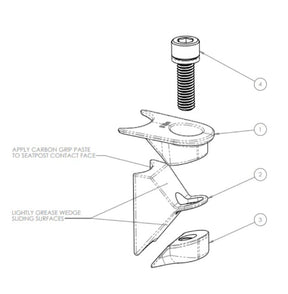 Enve Composites Seatpost wedge for Melee / Fray