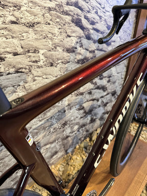 2025 Specialized S-Works Tarmac SL8 - Red AXS - Gloss Solidity/Red To Black Pearl/Metallic White Silver