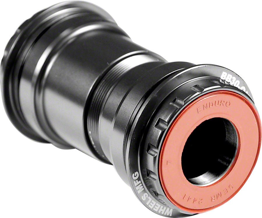 Wheels Manufacturing BB30 to Shimano Bottom Bracket ABEC-3 Bearings BLK Cups