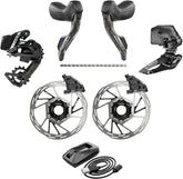SRAM Force eTap AXS 2x12 Speed Road Groupset - HRD Shift/Brake Levers E1