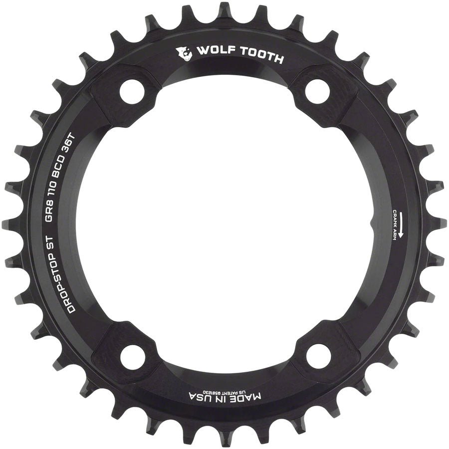 Wolf Tooth 110GR4-R-S-00F-36 - Chainrings