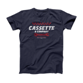 cassette and co wrench it navy tee with 2 color print