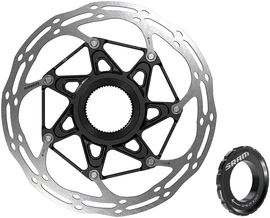 SRAM CenterLine X Disc Brake Rotor Center Lock - 180mm Includes Lockring