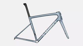 2025 Specialized S-Works Tarmac SL8 Frameset - Gloss Glacial Metallic / Red To Gold Pearl / White