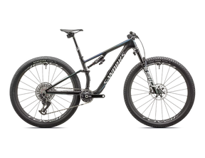 2024 Specialized S-Works Epic 8 - XL - Gloss Carbon / Astral Blue / Electric Green / Cyan Edge Fade / Metallic White Silver