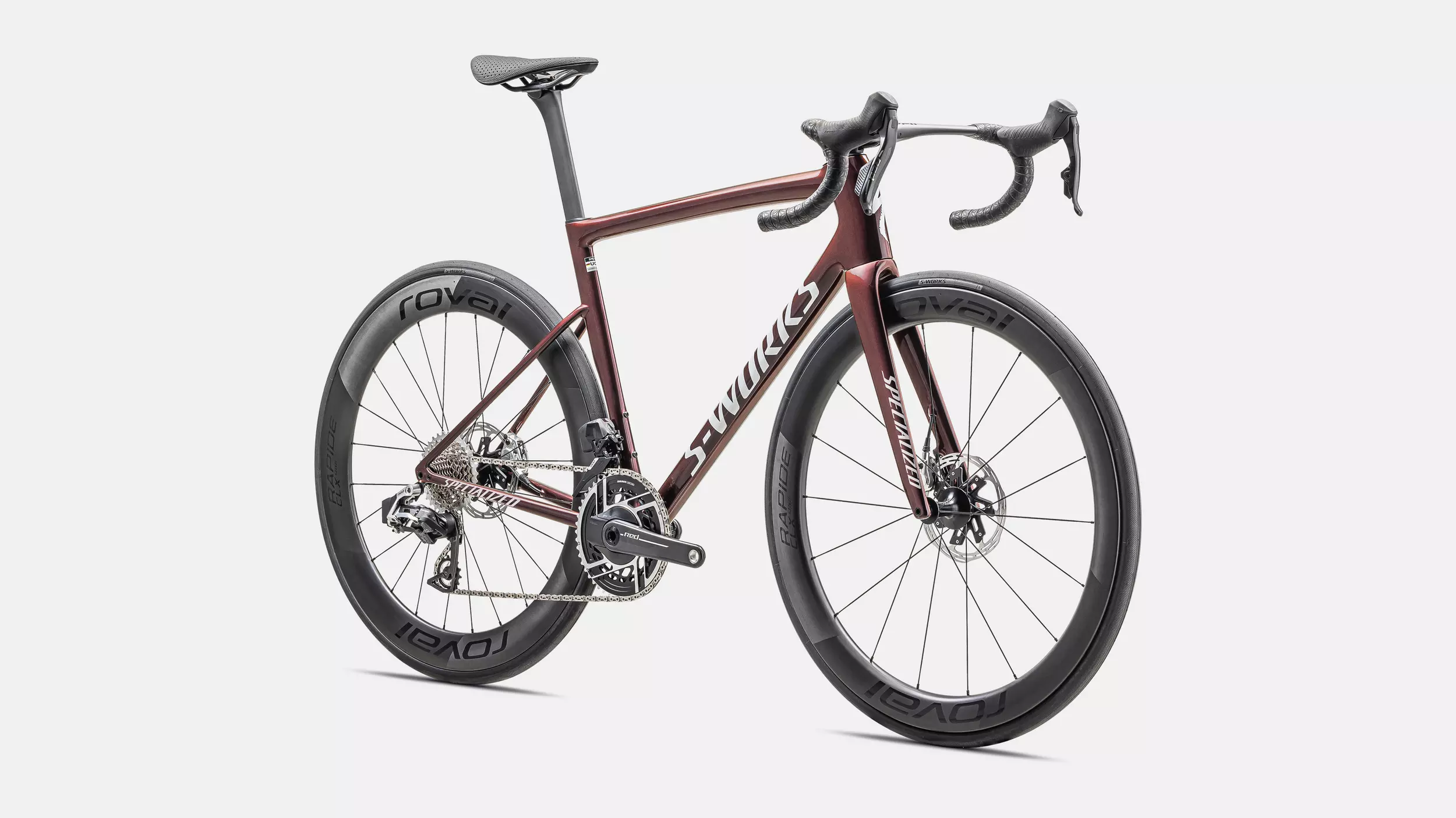 Specialized S-Works Tarmac SL8 SRAM Red AXS Gloss Solidity/Red Black Pearl - 52cm