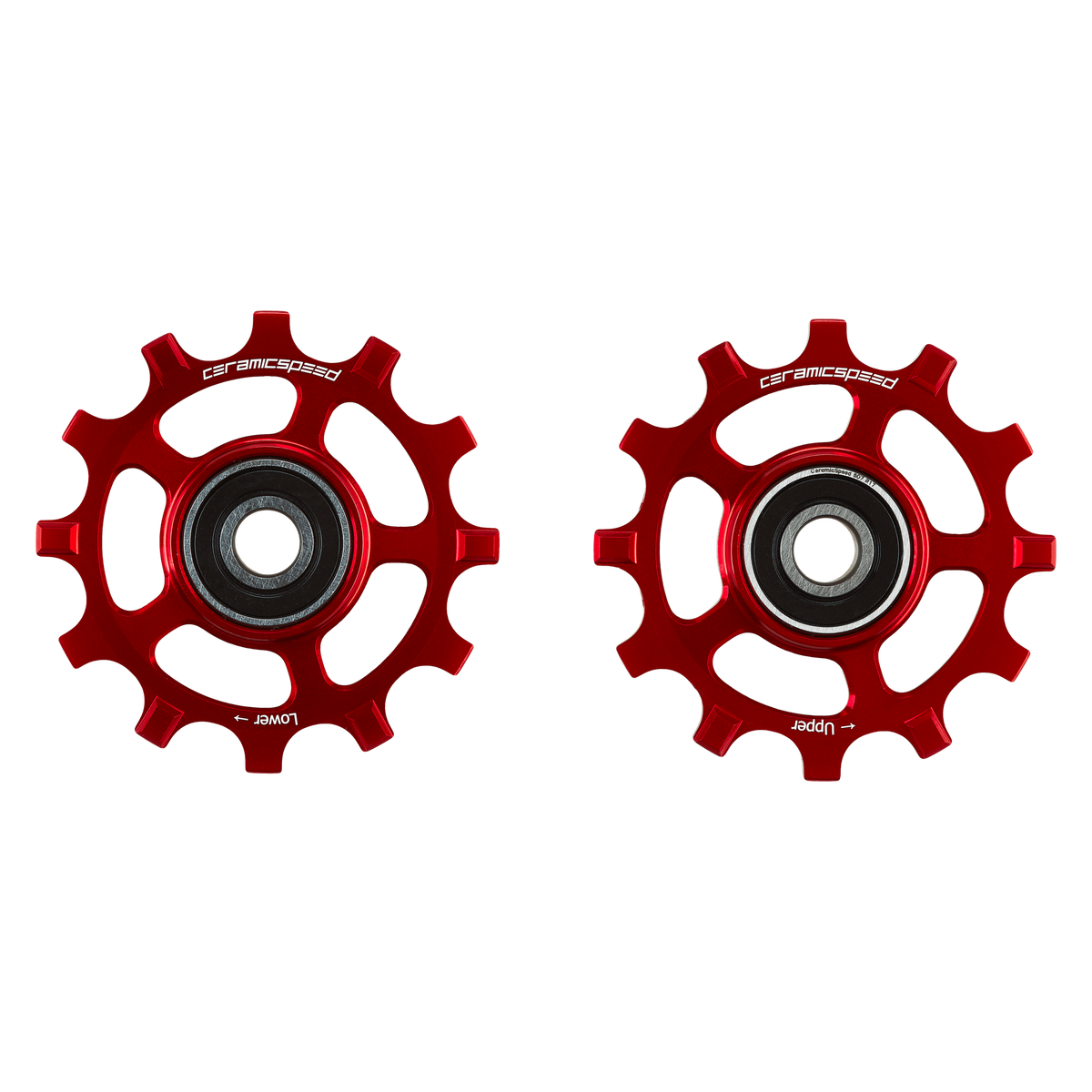 CeramicSpeed Pulley Wheels - Shimano - 11s - 12t - NW - Red