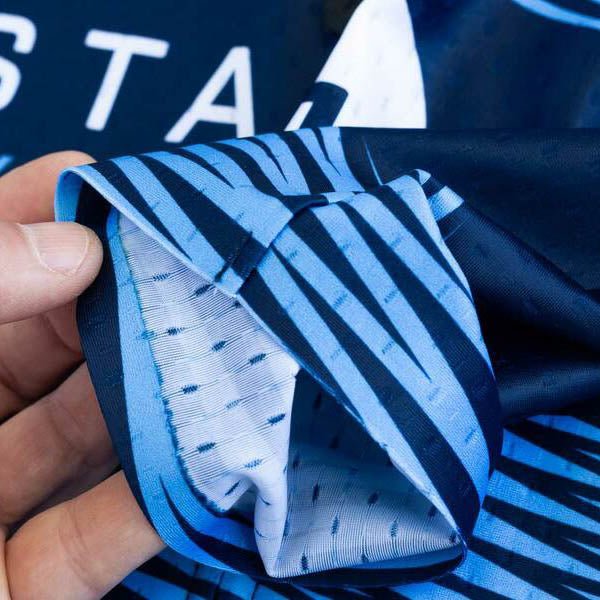 Stage 21 Blue Moire Jersey by Pedal Mafia - Pedal Mafia