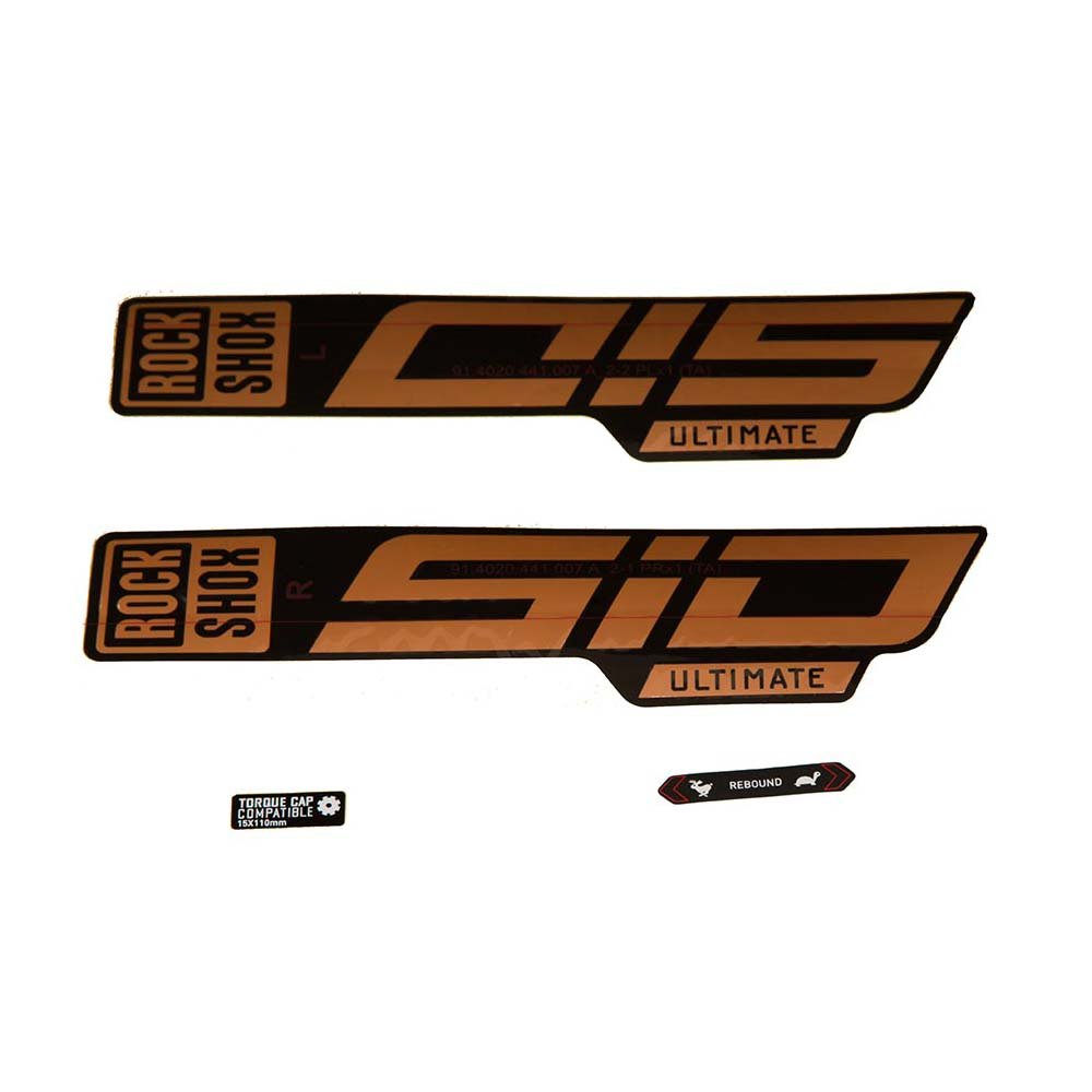 RockShox SID 35 Ultimate Decal Kit - Matte Copper - RockShox