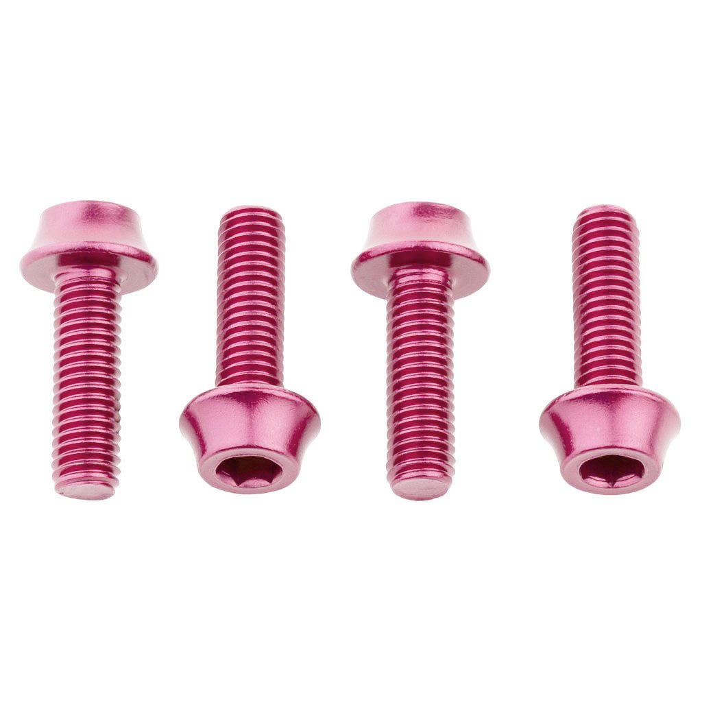 Wolf Tooth Water Bottle Cage Bolt Set Pink - Wolf Tooth