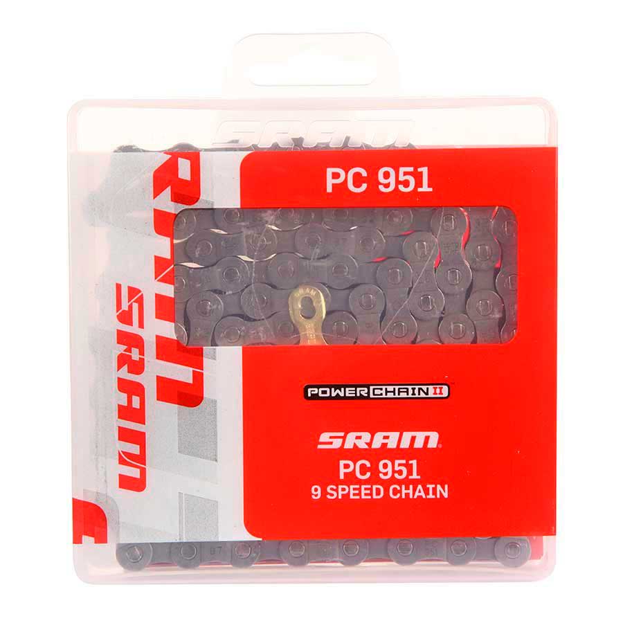 SRAM PC - 951 9 - Speed Chain - 114 Links - Gray - SRAM