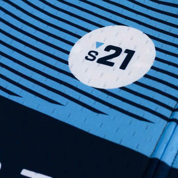 Stage 21 Blue Moire Jersey by Pedal Mafia - Pedal Mafia